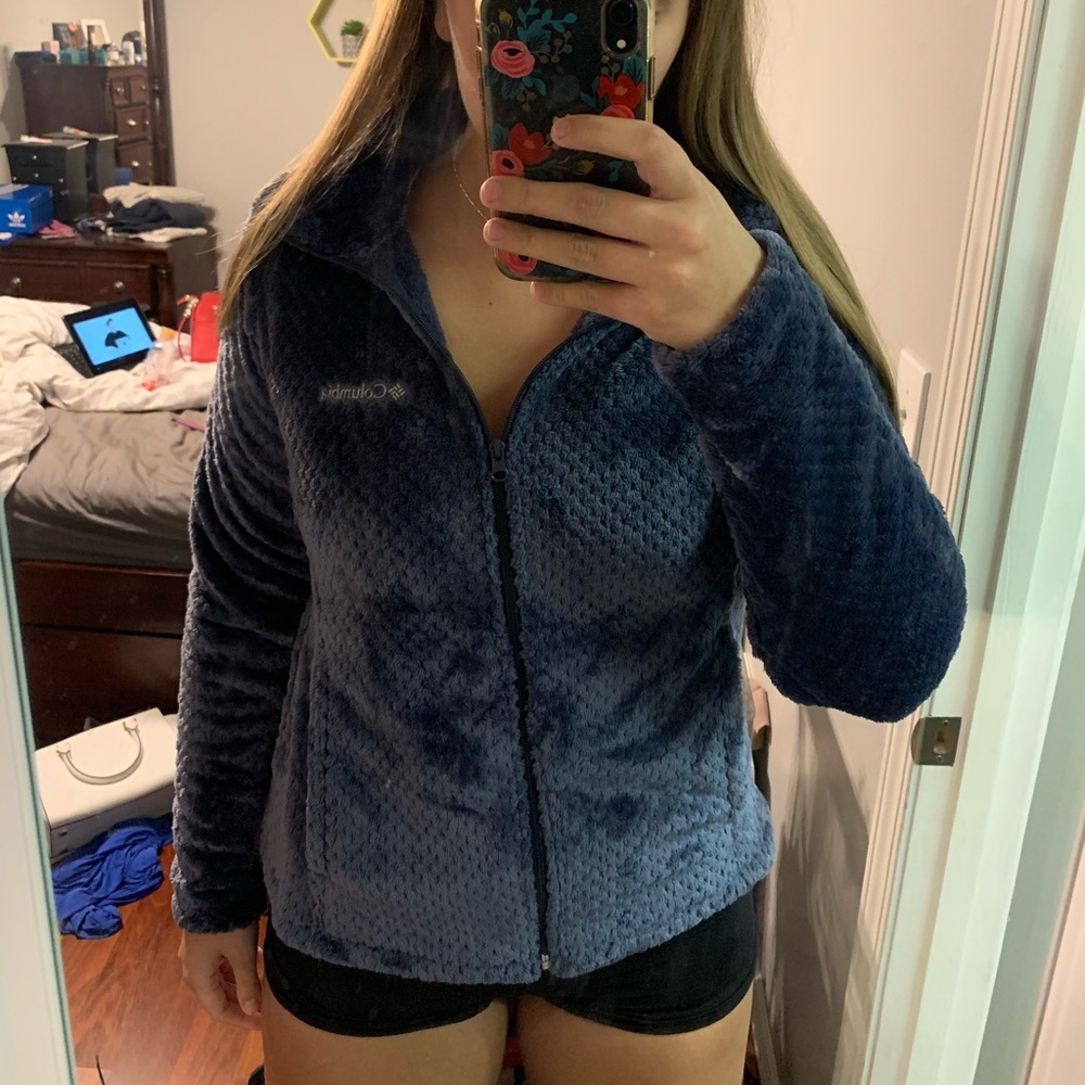 beech forest full zip columbia jacket! super warm